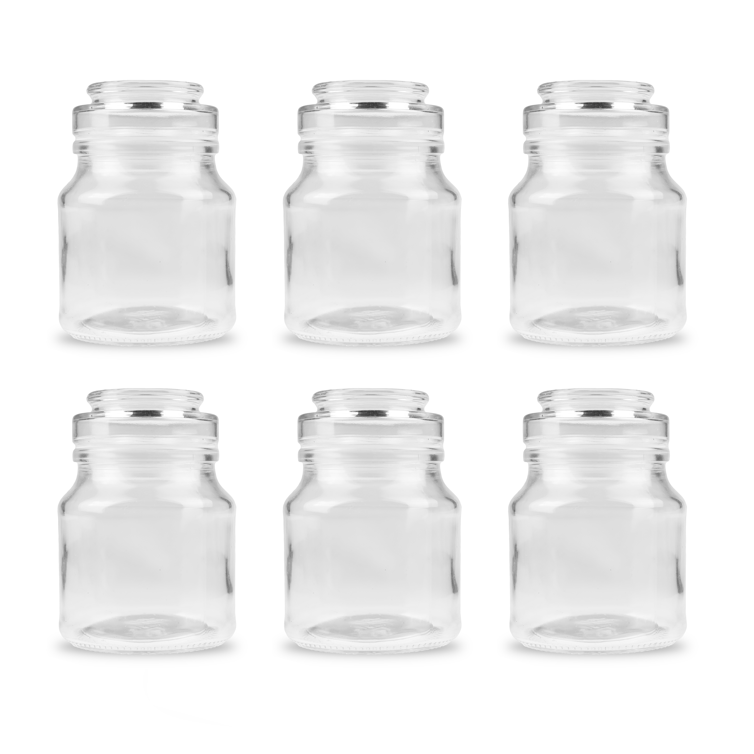 CANDLE JAR WITH LID 205 ML x6 PCS.