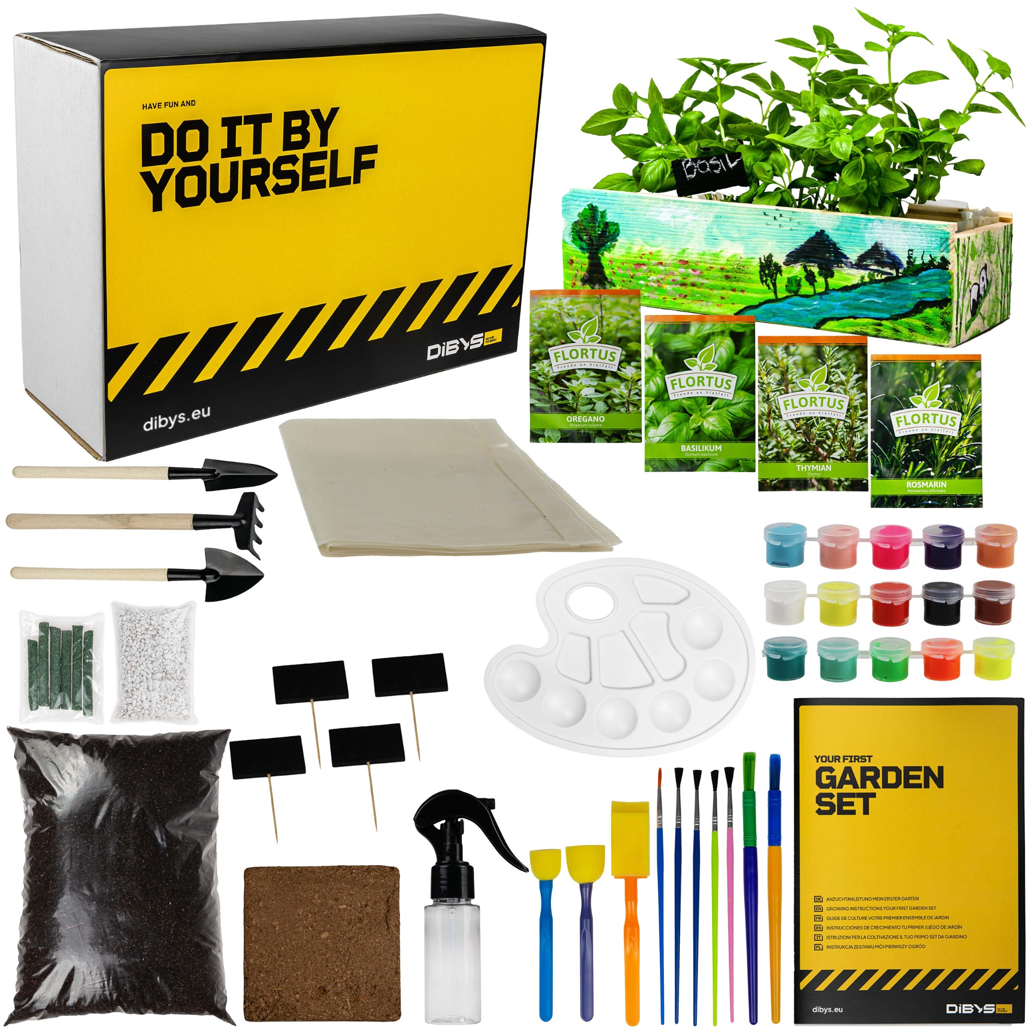 MY FIRST GARDEN SET WITH HERBS