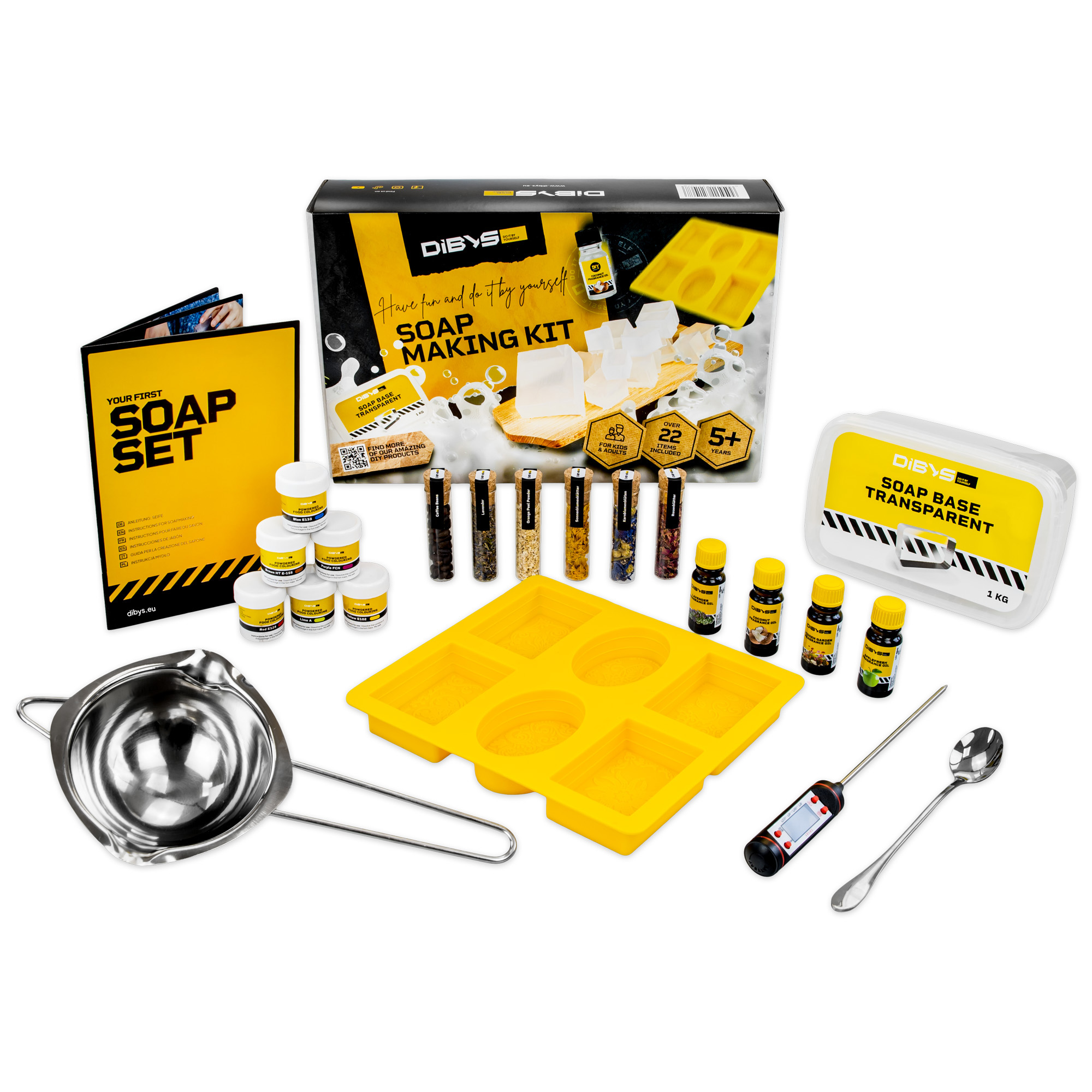 SOAP-MAKING KIT GLYCERINE BASE TRANSPARENT
